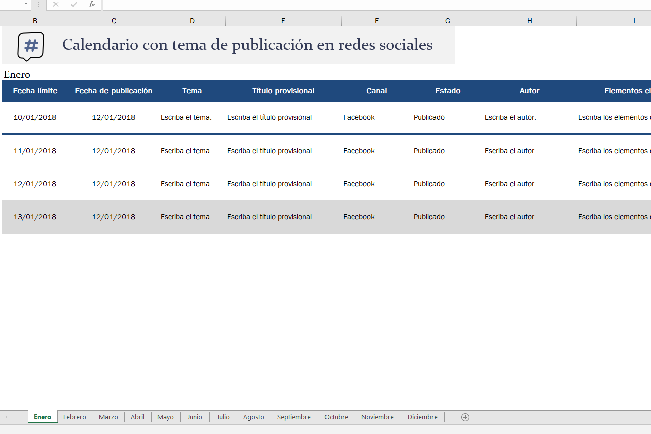 20 Plantillas de Excel Para Emprendedores