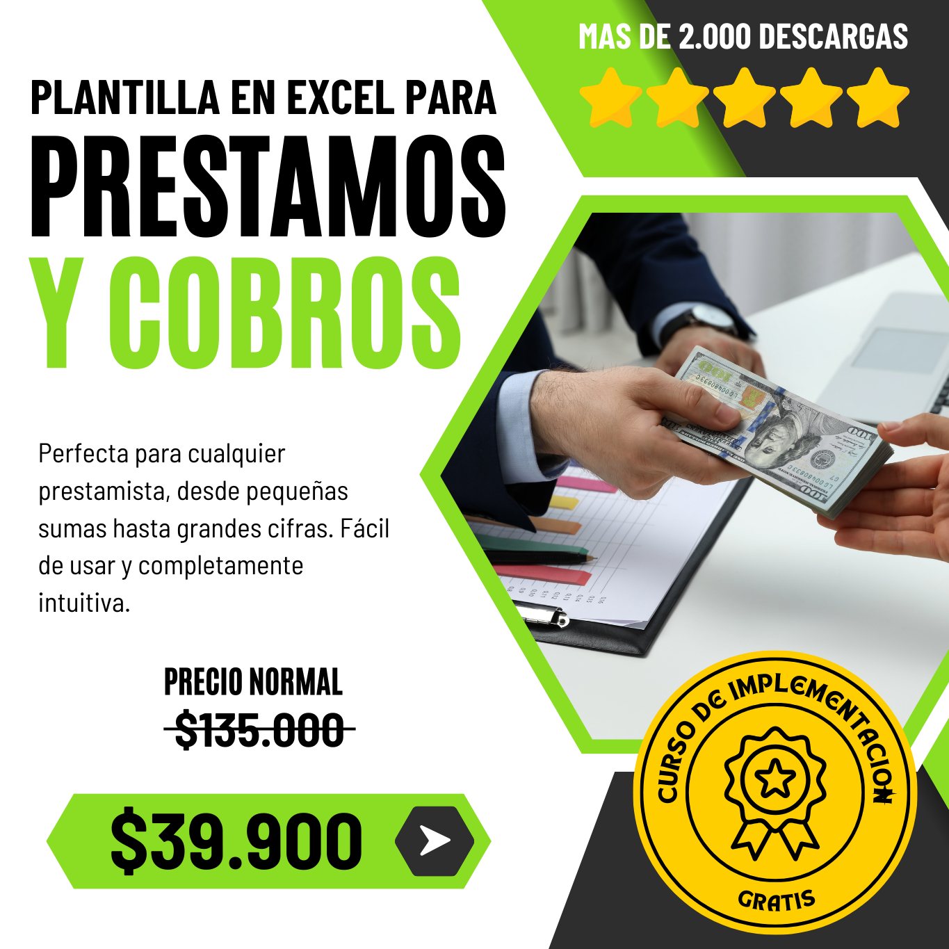 Programa en Excel para prestamistas
