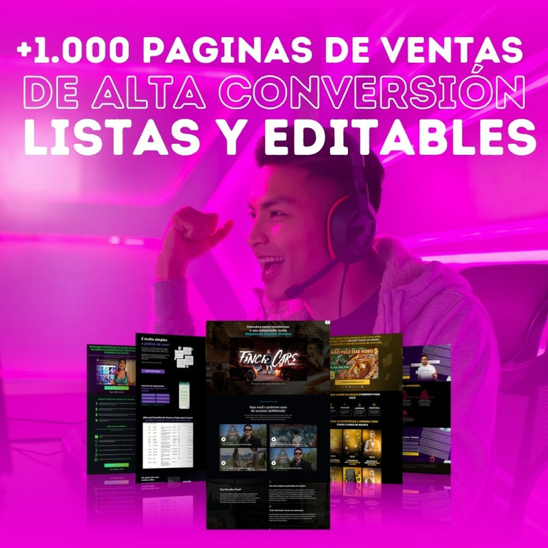 Curso + Pack de 1.000 plantillas editables en elementor