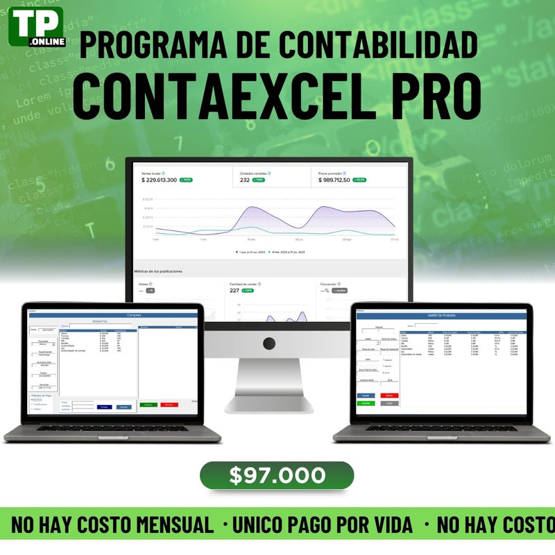 Programa de contabilidad para empresas "CONTAEXCEL PRO"