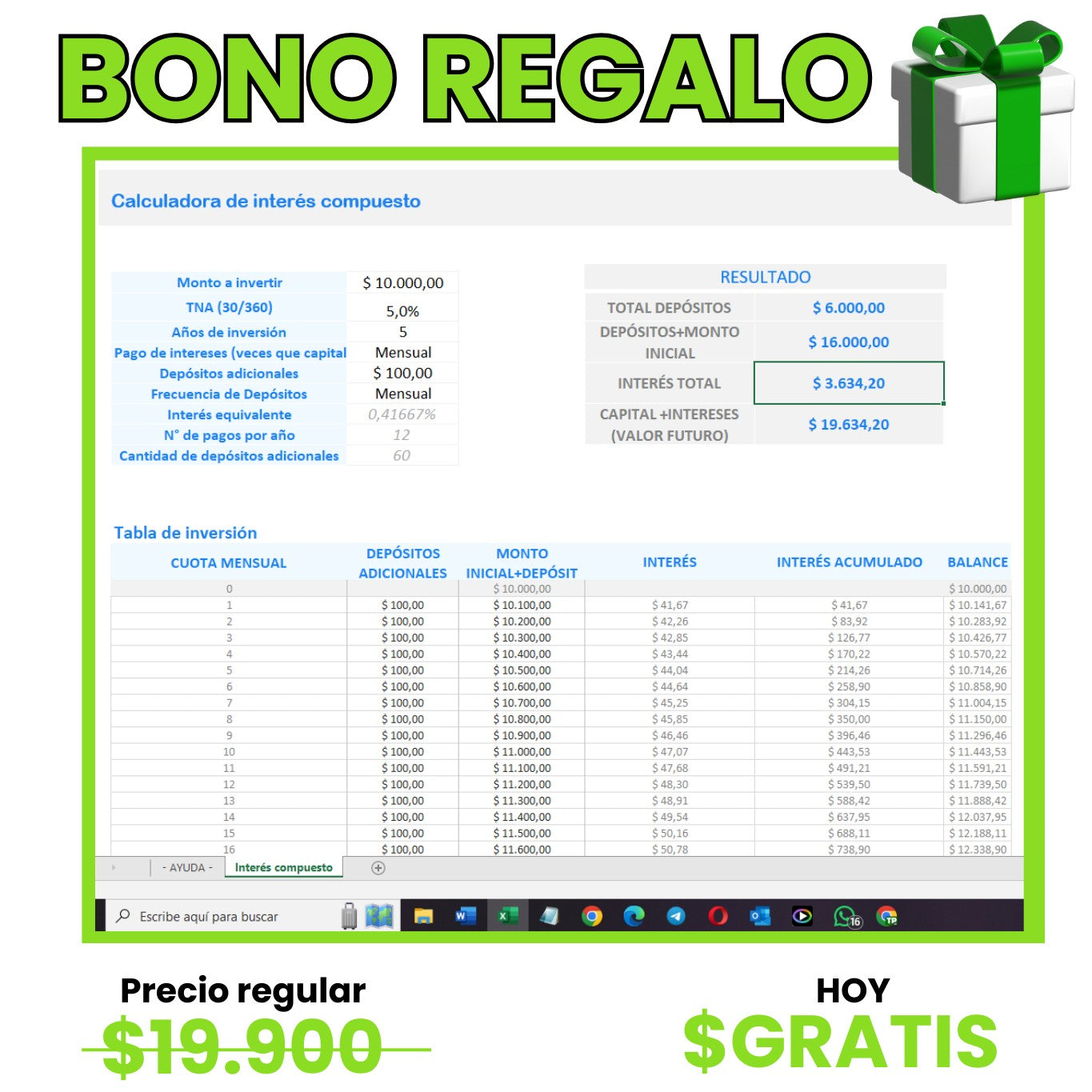 Plantilla de Finanzas para Conductores de Plataformas