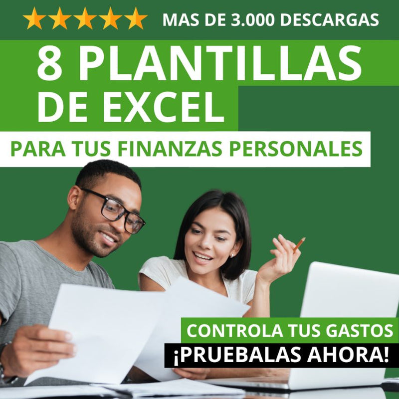 Pack de 8 plantillas para finanzas personales