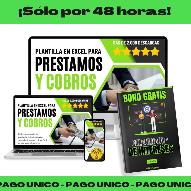 Programa en Excel para prestamistas