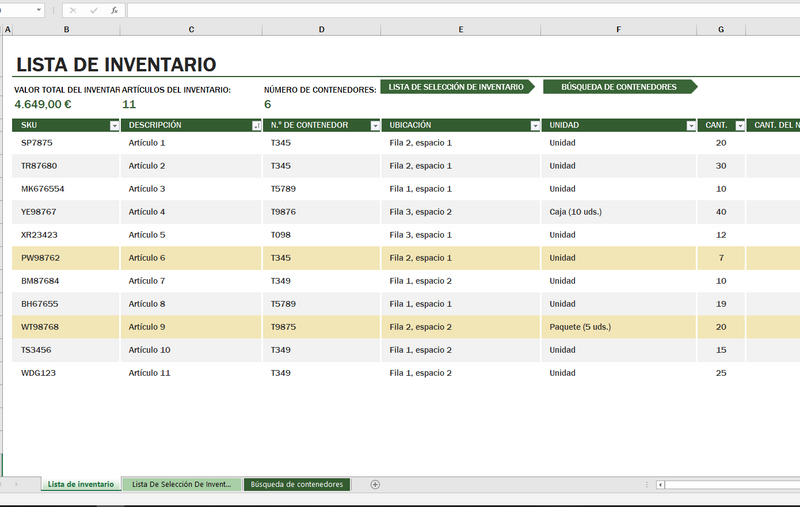 20 Plantillas de Excel Para Emprendedores