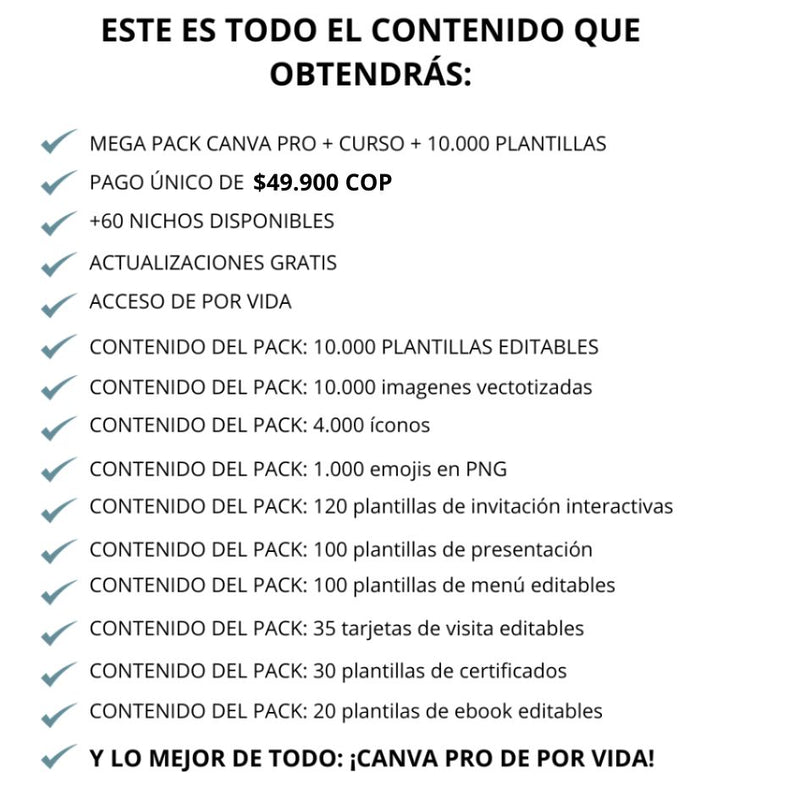 Mega Pack de Canva + Canva Pro