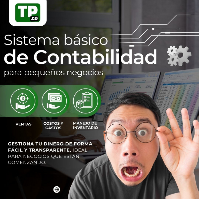 Sistema básico de contabilidad en Excel para pequeños negocios