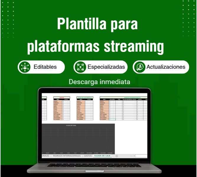 Plantilla para plataformas streaming